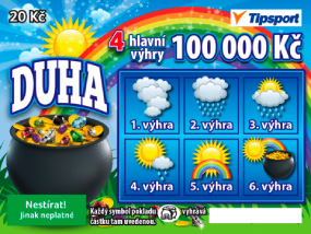 Stírací losy Tipsport a.s. - Duha